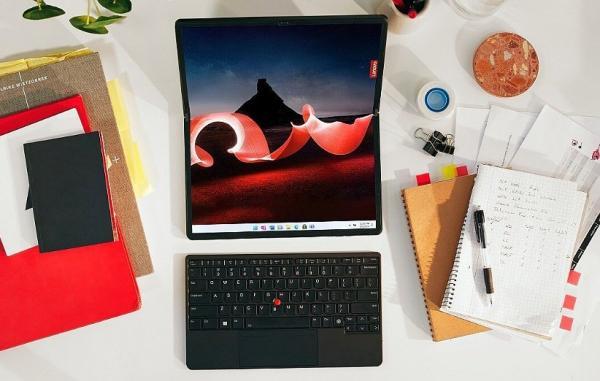 لنوو از لپ تاپ تاشو ThinkPad X1 فولد (2022) رونمایی کرد