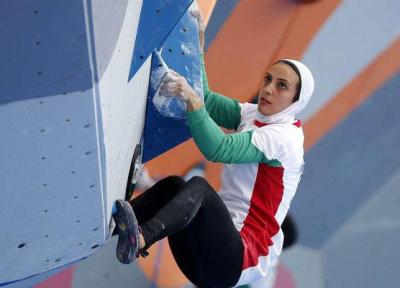 عکس، الناز رکابی به ملاقات وزیر ورزش رفت ، واکنش متفاوت سجادی در حضور خانواده دختر سنگنورد ایران