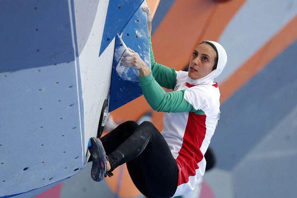 عکس، الناز رکابی به ملاقات وزیر ورزش رفت ، واکنش متفاوت سجادی در حضور خانواده دختر سنگنورد ایران